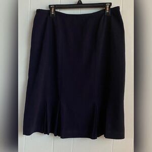 Norton McNaughton Skirt Women’s 10 Black Ruffled Bottom Academia Whimsigoth